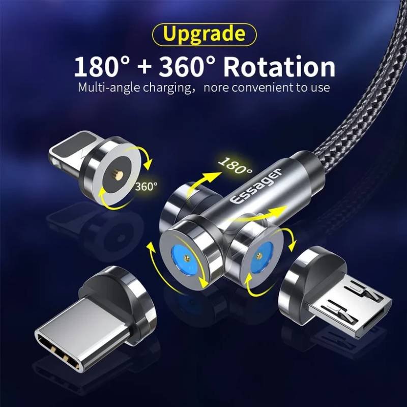 Essager 540° Rotating Magnetic Cable